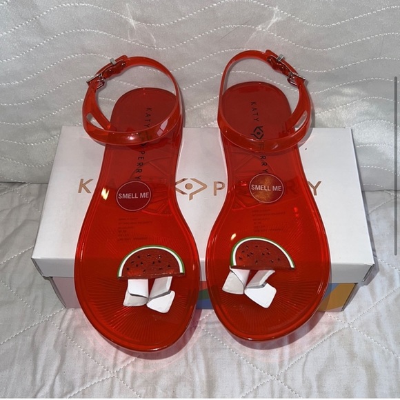 Katy Perry’s Watermelon 🍉 The Geli Sandal Sz 8M NWT - Picture 4 of 12
